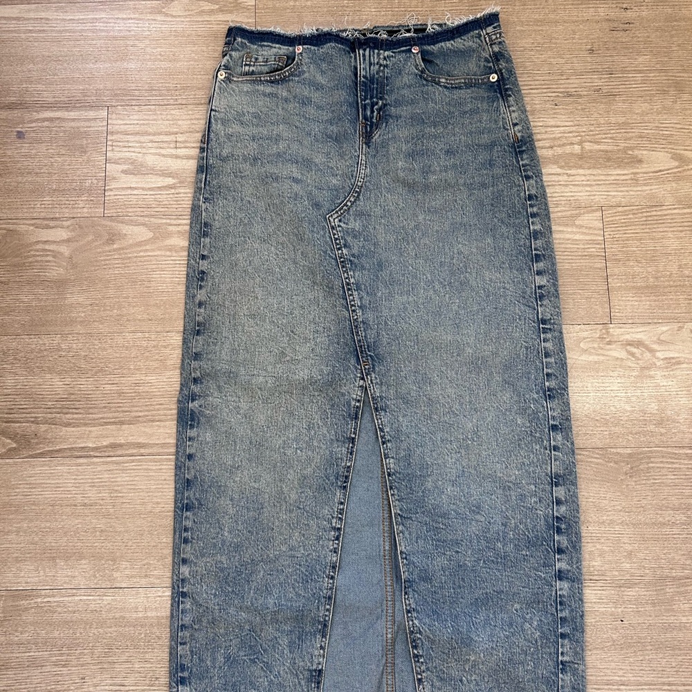 Women's Blue Denim Skirt